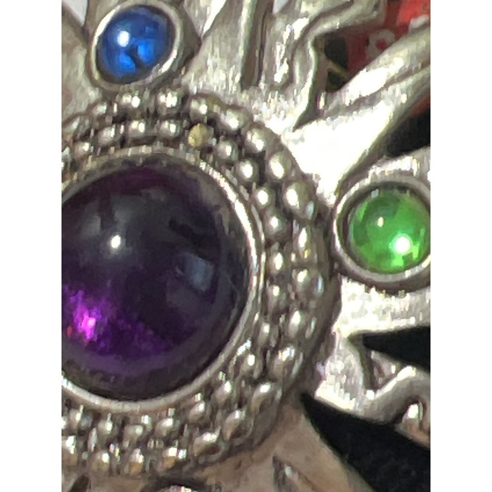 AXCESS Silver Multi Jewel Pin - Picture 6 of 8
